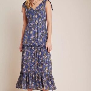 Ranna Gill Lyndsey Shimmer Maxi Dress